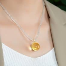 天然黃水晶貔貅吊墜 掛件 雕工精緻 嘴巴都是雕刻張開的貔貅