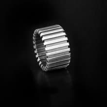 Babylon Handmade 925k Oxidized Sterling Silver Statement Ring