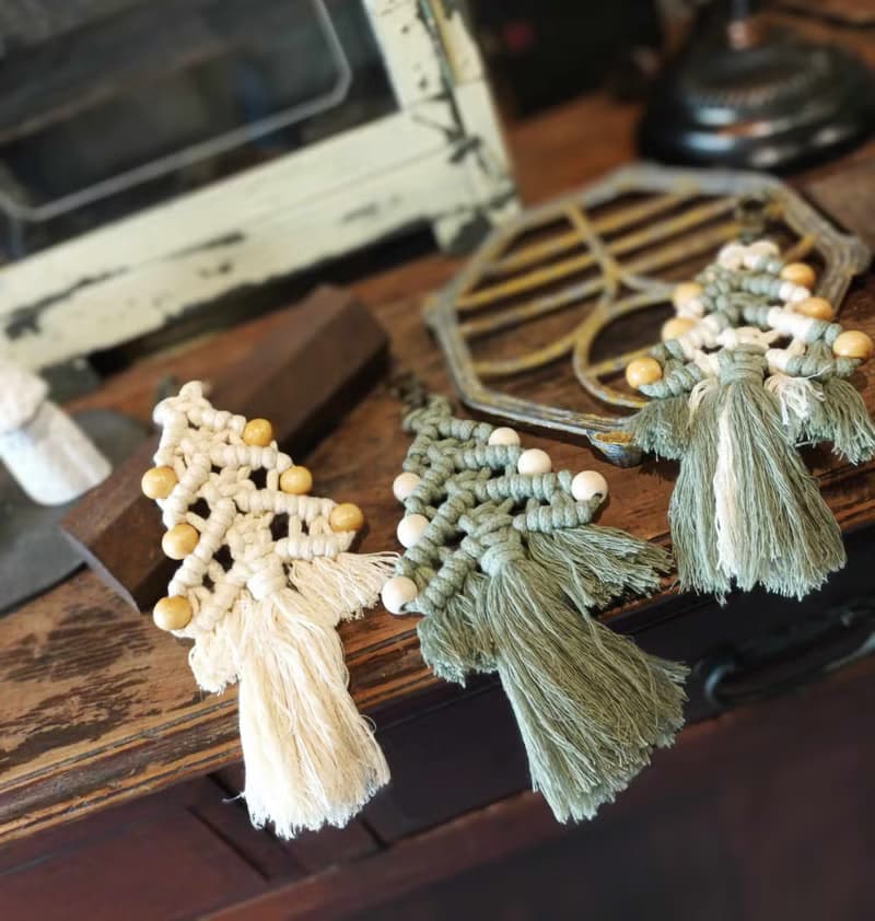 macrame手工編織吊飾~聖誕交換禮物首選~2入優惠