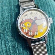 【Lost and find】天然 童趣 動動眼 獅子 上練 手錶