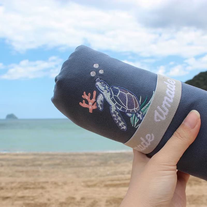 萬用快乾巾/浴巾/海灘巾/毛巾-海洋系列 奇幻海龜 (畢業禮物)