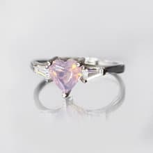 2件85折 | 巴西紫玉晶純銀戒指 (仙氣溫潤 肉眼無暇)