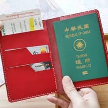 護照套 義大利牛皮手作 酒紅色 多色可選 免費刻字與包裝