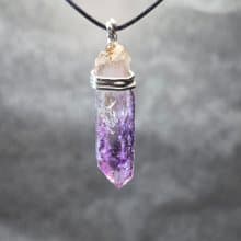 •超七小精靈2• 超七水晶 水晶原礦吊墜 手作繞線