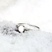 純銀手工 小圓戒指(小) 925純銀戒指 百搭款 女生戒指