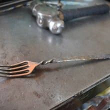 Titanium cutlery ・titanium fork ・高級チタンフォーク・２００ミリ