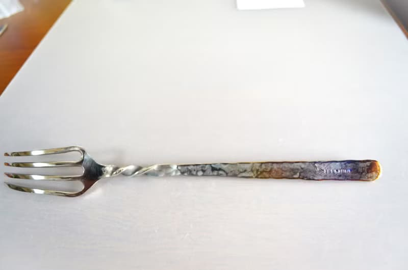 Titanium cutlery ・titanium fork ・高級チタンフォーク・２００ミリ