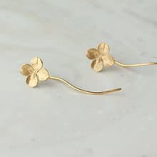 Clover wavy earrings