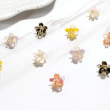 耳針x耳夾水晶花_嘟嘟花球(小)_光點飾品