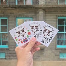 Taiwan獨家達磨だるま 車貼 文具 筆電 手機殼 行李箱 貼紙