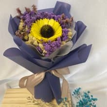 可擴香向日葵花束 畢業花束 畢業禮物 生日禮物 永生花束