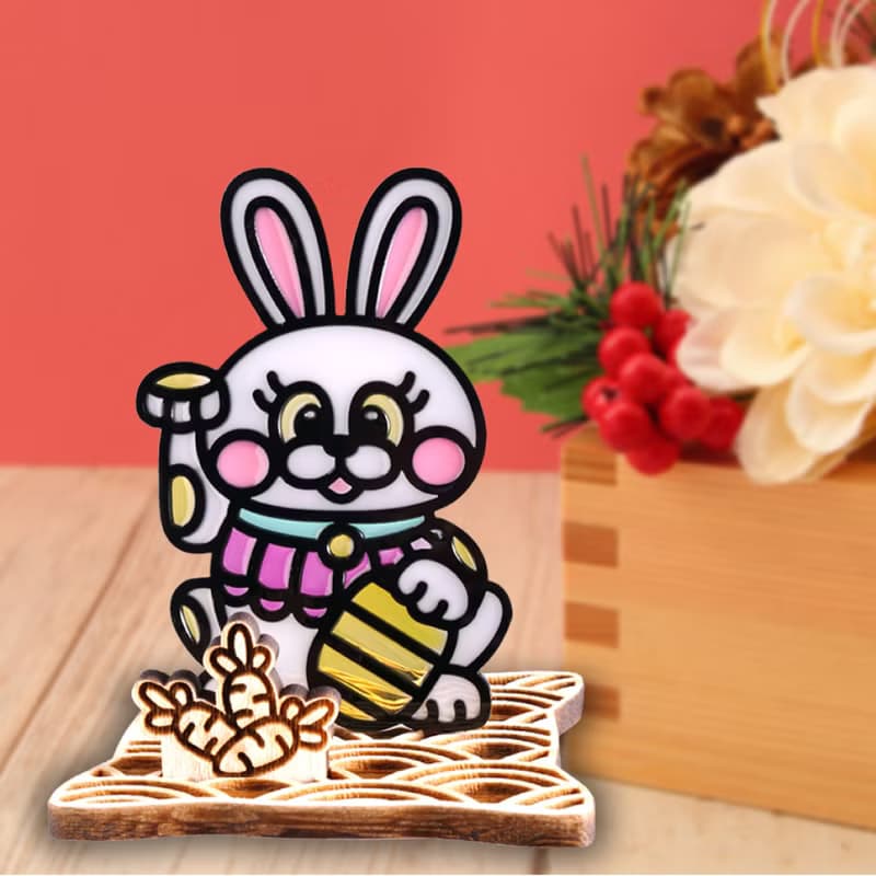 【Moko Bastet】招福兔 招財兔 座台式 招財貓 招福貓