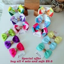 Gift for groomer, Special Offer set of 12 hair bows for Shih Tzu, Yorkie, Bichon