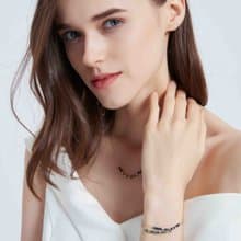 青金石摩斯密碼 14KGF手鍊