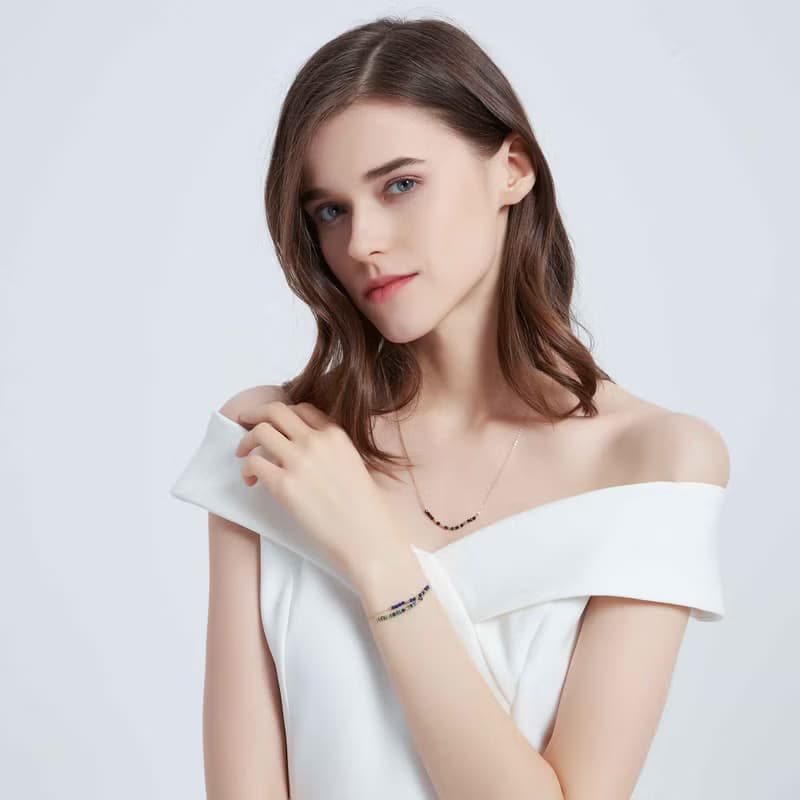 青金石摩斯密碼 14KGF手鍊