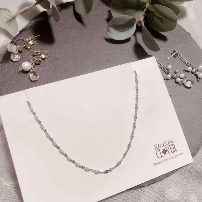 【母の日】サージカルステンレス　ネックレス　シルバー　バタフライ60 不鏽鋼項鍊