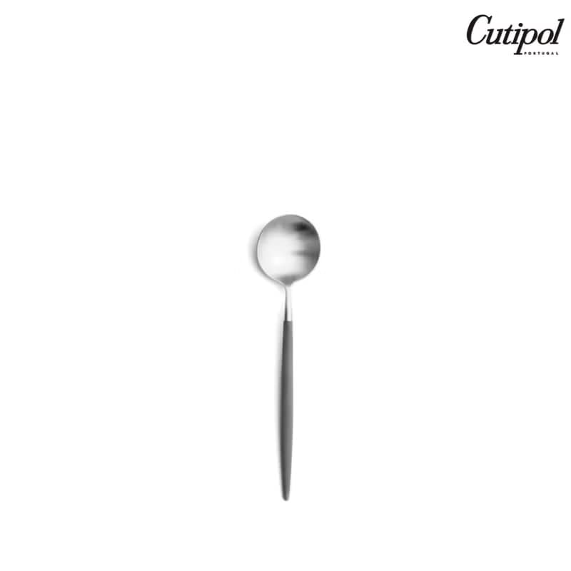 葡萄牙Cutipol GOA系列灰柄18cm點心匙
