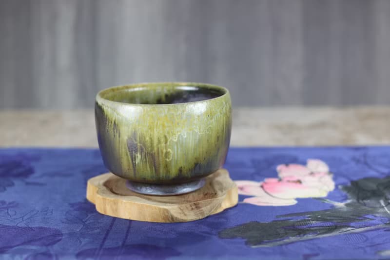 【送禮好物】天然落灰 柴燒茶碗 名家葉敏祥手作 150ml