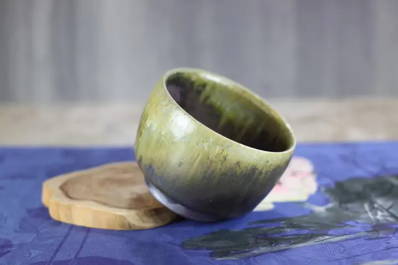 【送禮好物】天然落灰 柴燒茶碗 名家葉敏祥手作 150ml