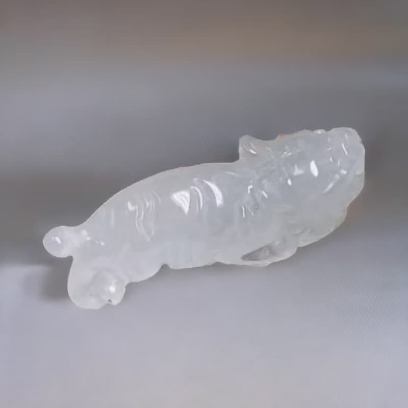 冰種翡翠老虎 | 天然緬甸玉A貨翡翠 | 送禮