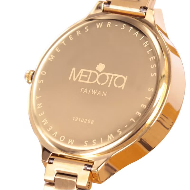 MEDOTA Ladies系列流沙雙層殼不鏽鋼錶帶女錶 / MI-9502