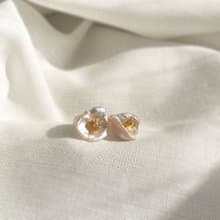 K14gf Keshi Pearl Earrings