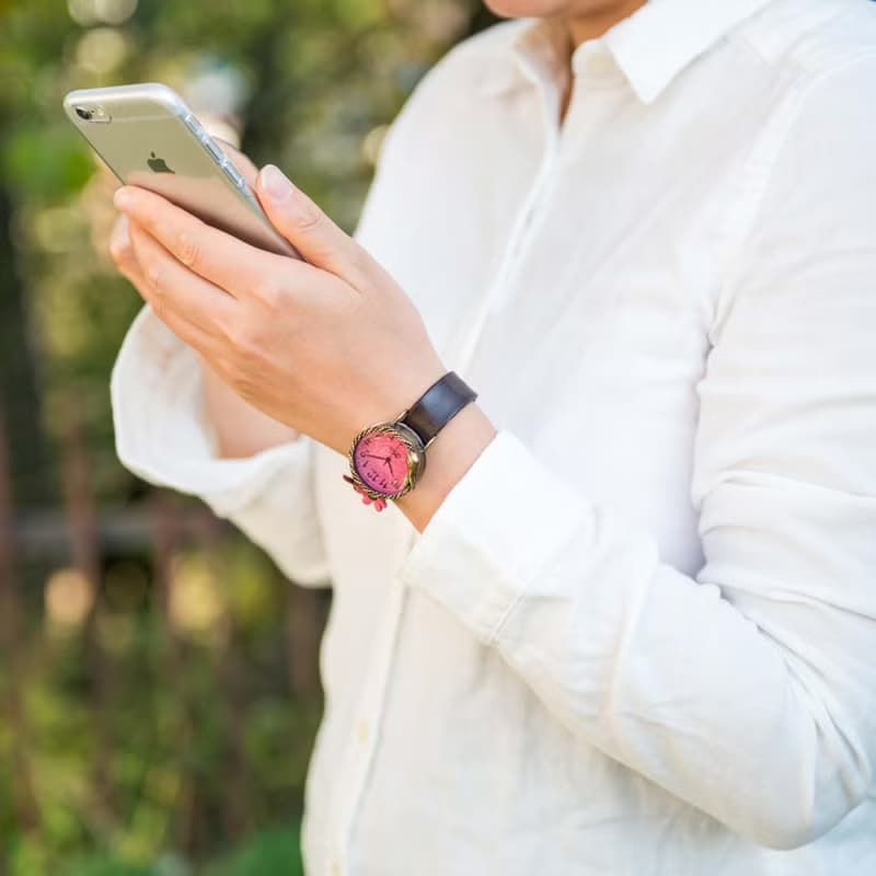 做夢的兔子 手錶  M 櫻桃色