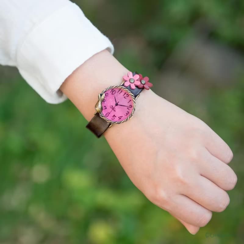 做夢的兔子 手錶  M 櫻桃色