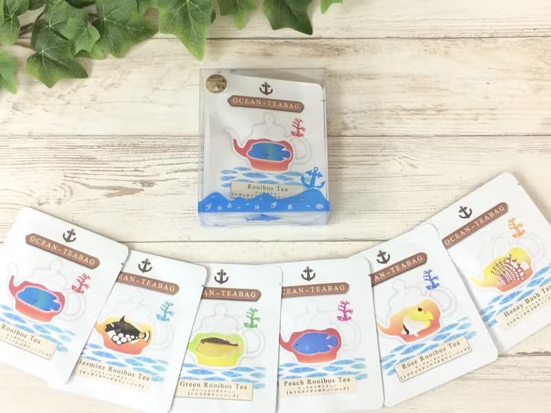 水族館的品種、一套6個羅漢果茶。