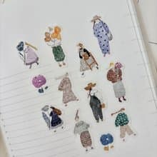 小文青 / 2.5cm和紙膠帶 (割型)