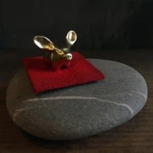 長耳金豬~青冶金工手作的詩限量療癒發財金豬,限量10隻,特價中
