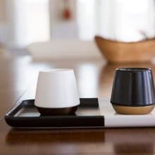 【FELLOW】Junior 雙層陶瓷小咖啡杯 2.3oz - 霧面白 (2入)