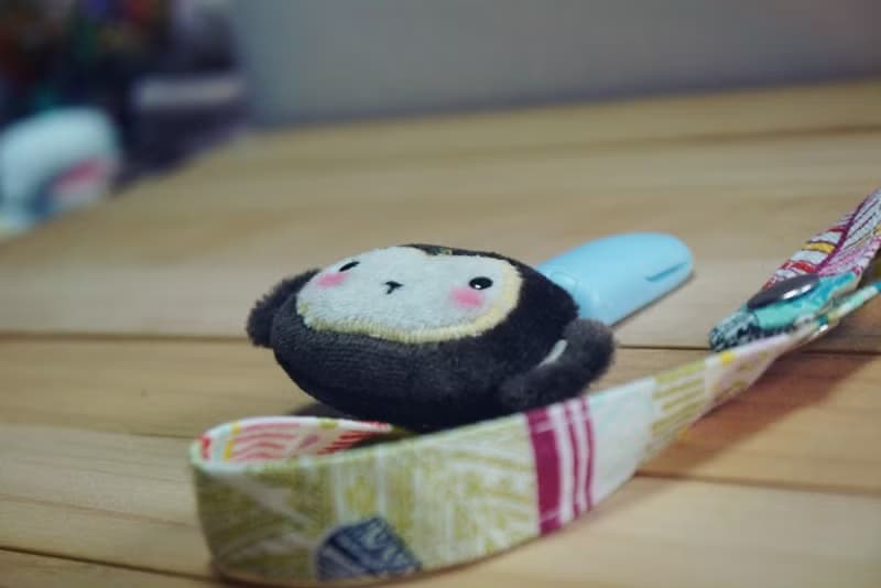 Bucute小猴奶嘴夾釦子/繩子(香草奶嘴用)/寶寶專用/手工製作/彌月禮物