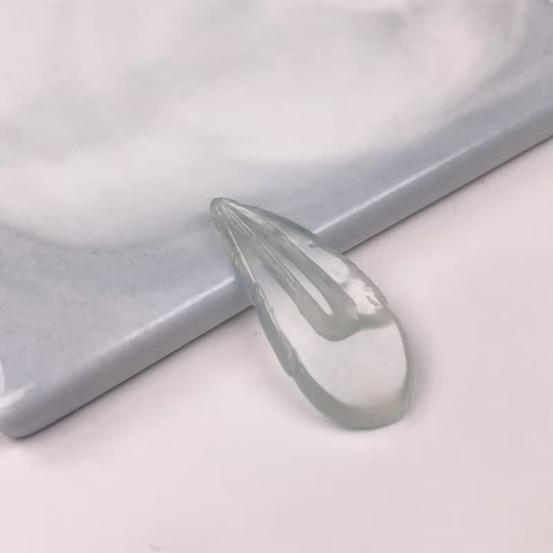 冰種翡翠羽毛 | 天然緬甸A貨翡翠 | 送禮