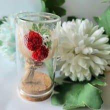 康乃馨 小花束 迷你花束  / 扣針 胸針 心口針 人手鉤織 母親節