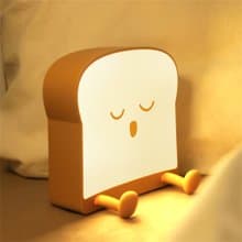 吐司夜燈-可愛充電拍拍燈/生日禮品包裝/手機支架