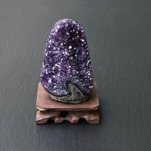 招財開運-天然原礦滿天星紫晶柱鎮 紫水晶 消磁手鍊 快速出貨