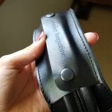 Personalized leather shoulder strap pad, shoulder strap tote bag,