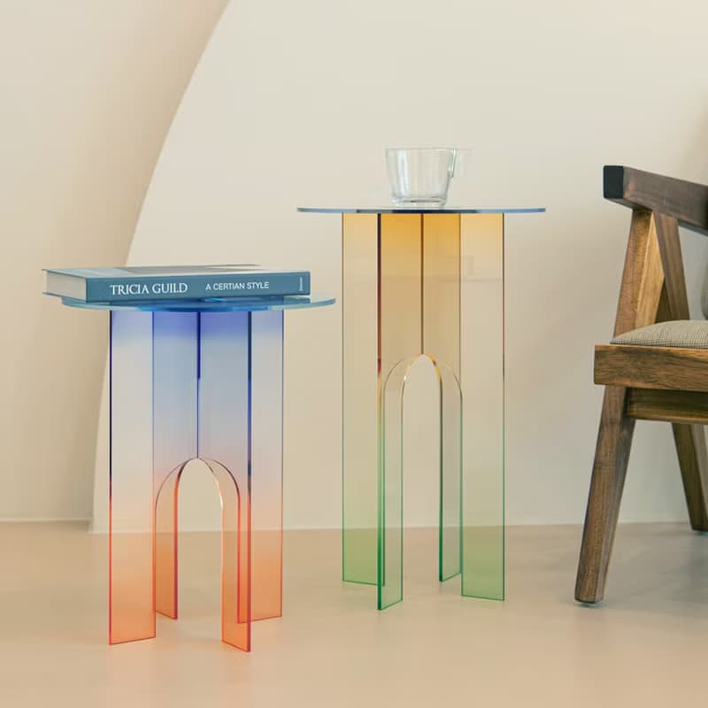 Acrylic side table