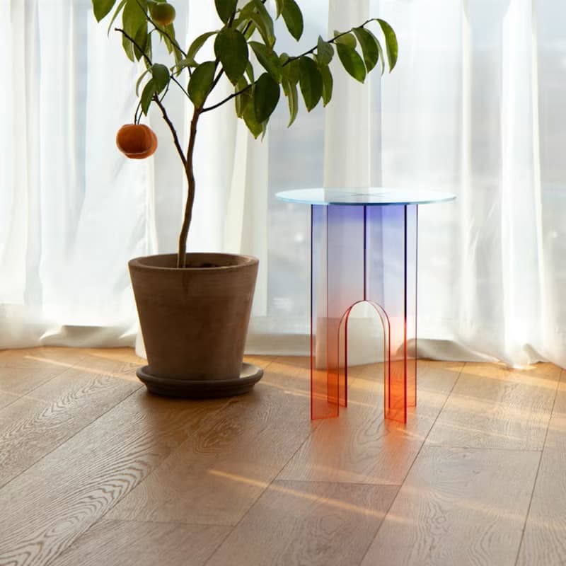 Acrylic side table