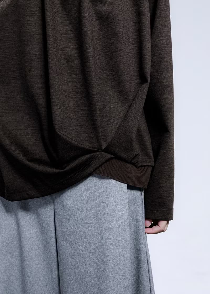 扭褶雕塑線條上衣