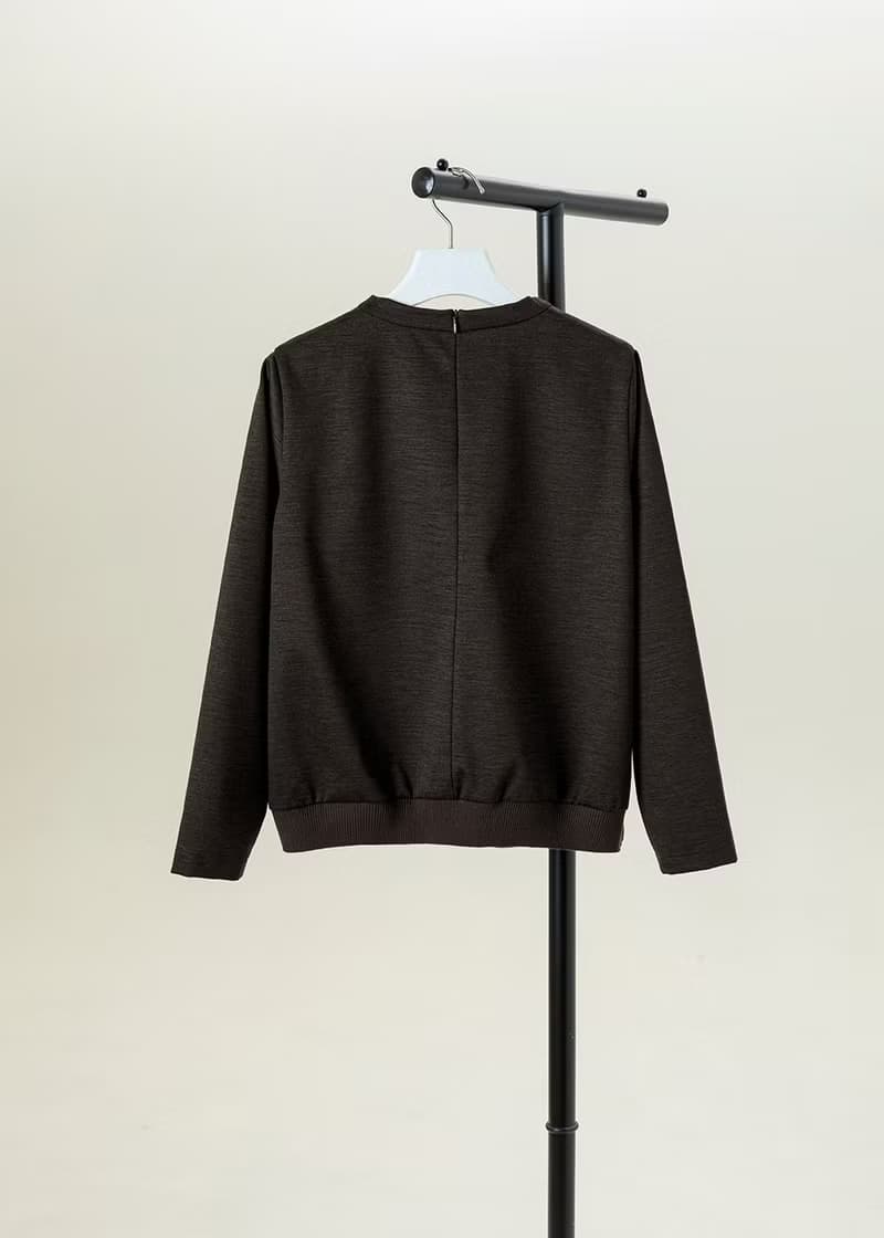 扭褶雕塑線條上衣