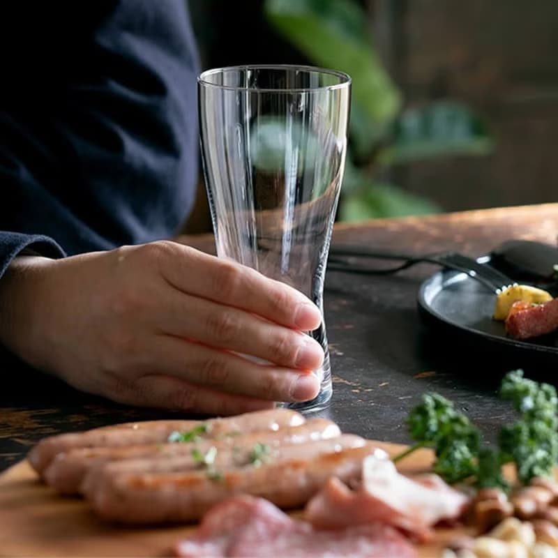 (單個價)【石塚硝子薄吹啤酒杯】日本aderia強化薄口啤酒杯