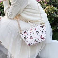 買2送1【奇幻旅行】可調節長短鏈條帆布斜背包/餃子包