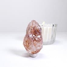 古老。原礦  一圖一物 淨化 療癒 冥想  l 紅泥骸骨水晶 l