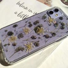 手作押花手機保護殼, 黑色滿天星