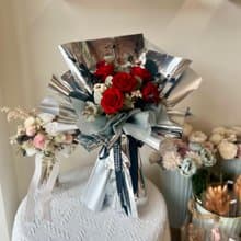迷幻金屬風永生玫瑰花束
