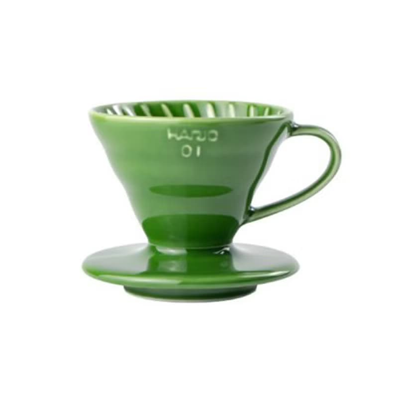 【送濾紙2包】HARIO V60深蕨綠01彩虹磁石濾杯/VDC-01-DG-EX
