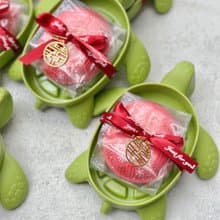 紅龜粿手工皂+長壽龜皂盤 台灣伴手禮|生日節慶|婚禮|企業|新年