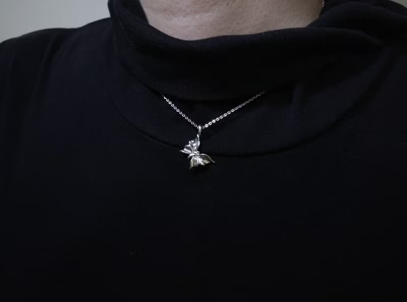 蝴蝶系列--立體飛翔蝴蝶項鍊
